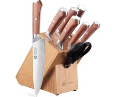 Set de 8 couteaux de cuisine en acier inoxydable - Jusqu'à -64%