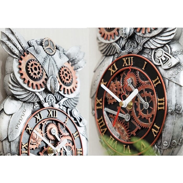 Horloge murale hibou Steampunk : jusqu'à 60% de remise sur votre déco