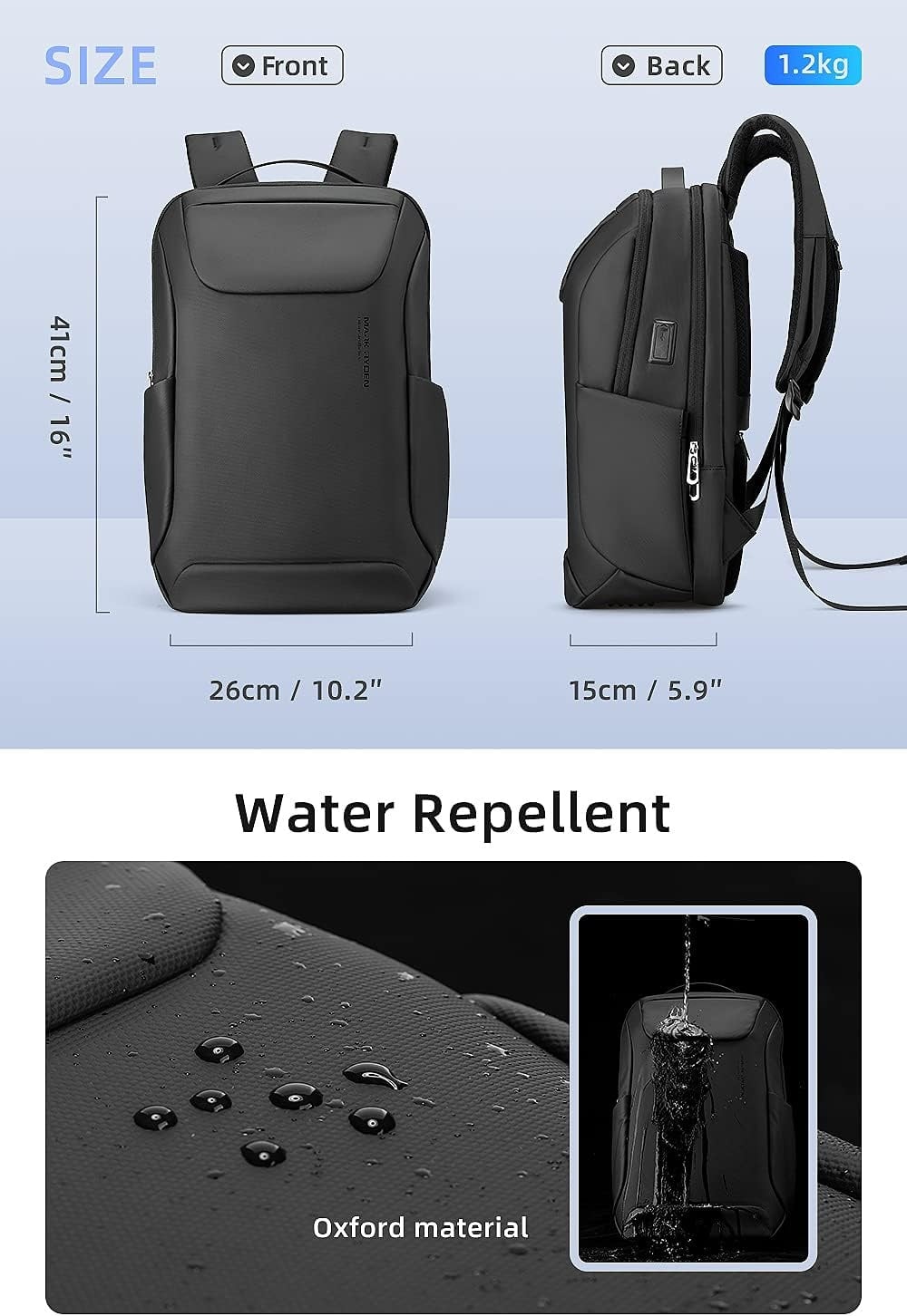 Sac à dos PC 15,6 pouces imperméable - Jusqu'à -59% sur votre achat