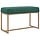 Banc d'entrée en velours vert 80 cm - Jusqu'à 60% de réduction