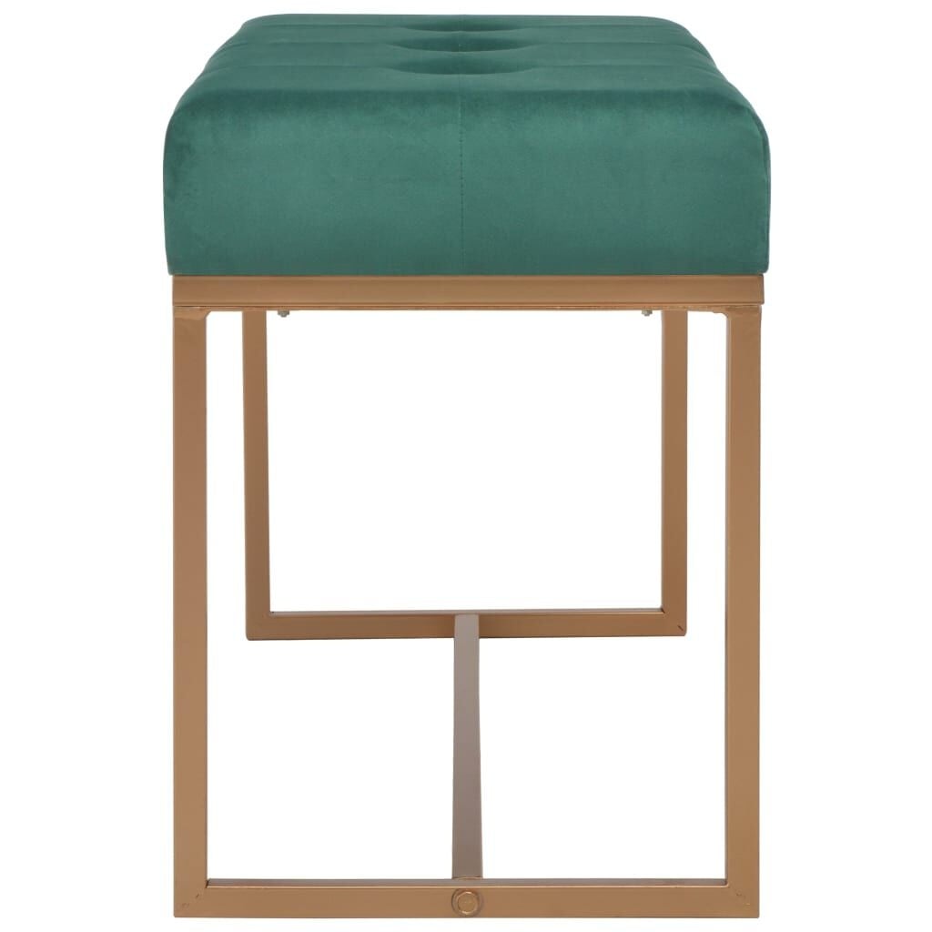 Banc d'entrée en velours vert 80 cm - Jusqu'à 60% de réduction