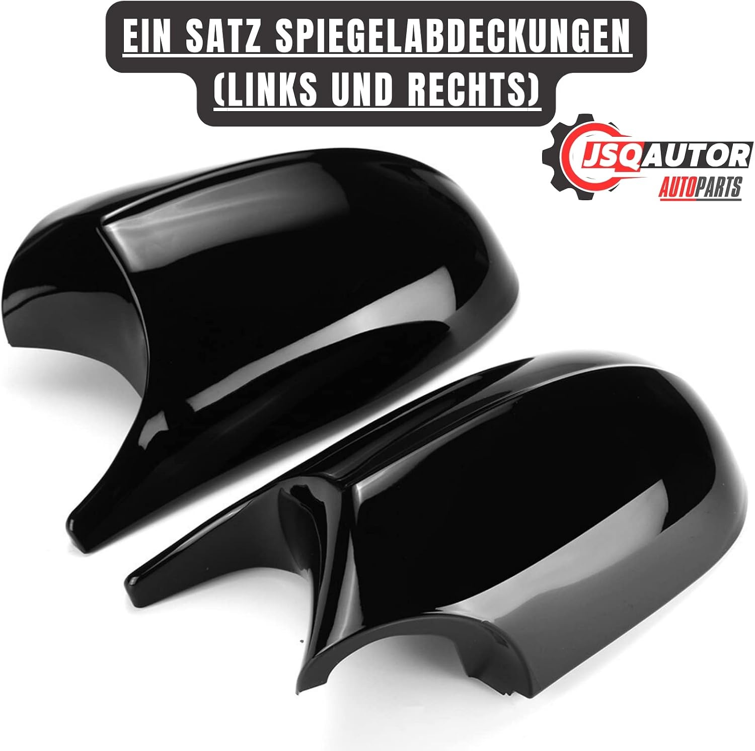 Coques de Rétroviseurs Noir Brillant pour BMW - Jusqu'à 55% de remise