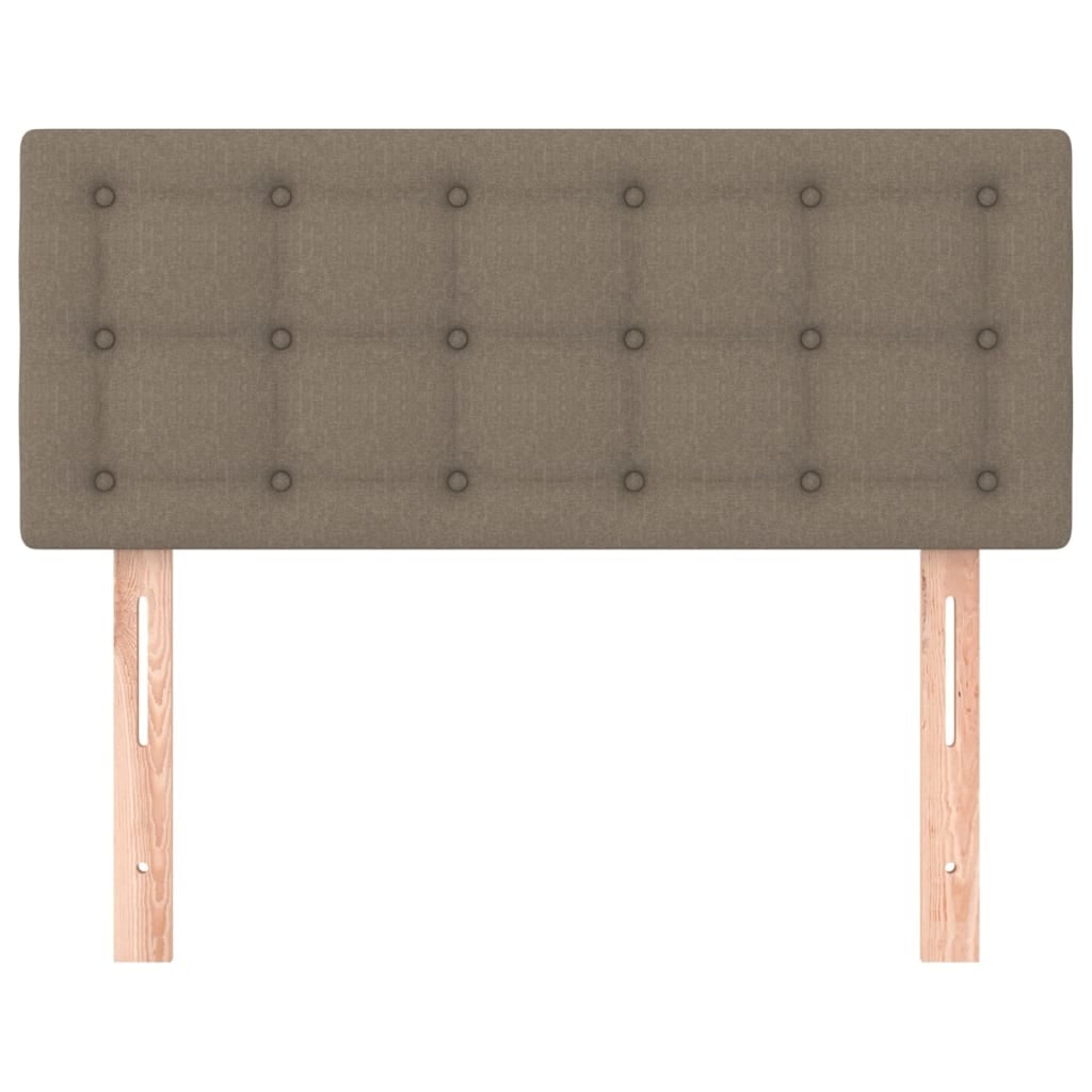 Tête de lit en tissu taupe 90 cm - Hauteur réglable - Jusqu'à -32%