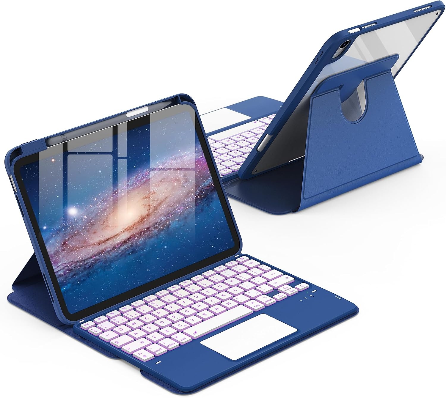 Étui clavier pivotant 360° pour iPad 11/10g - Jusqu'à -58%