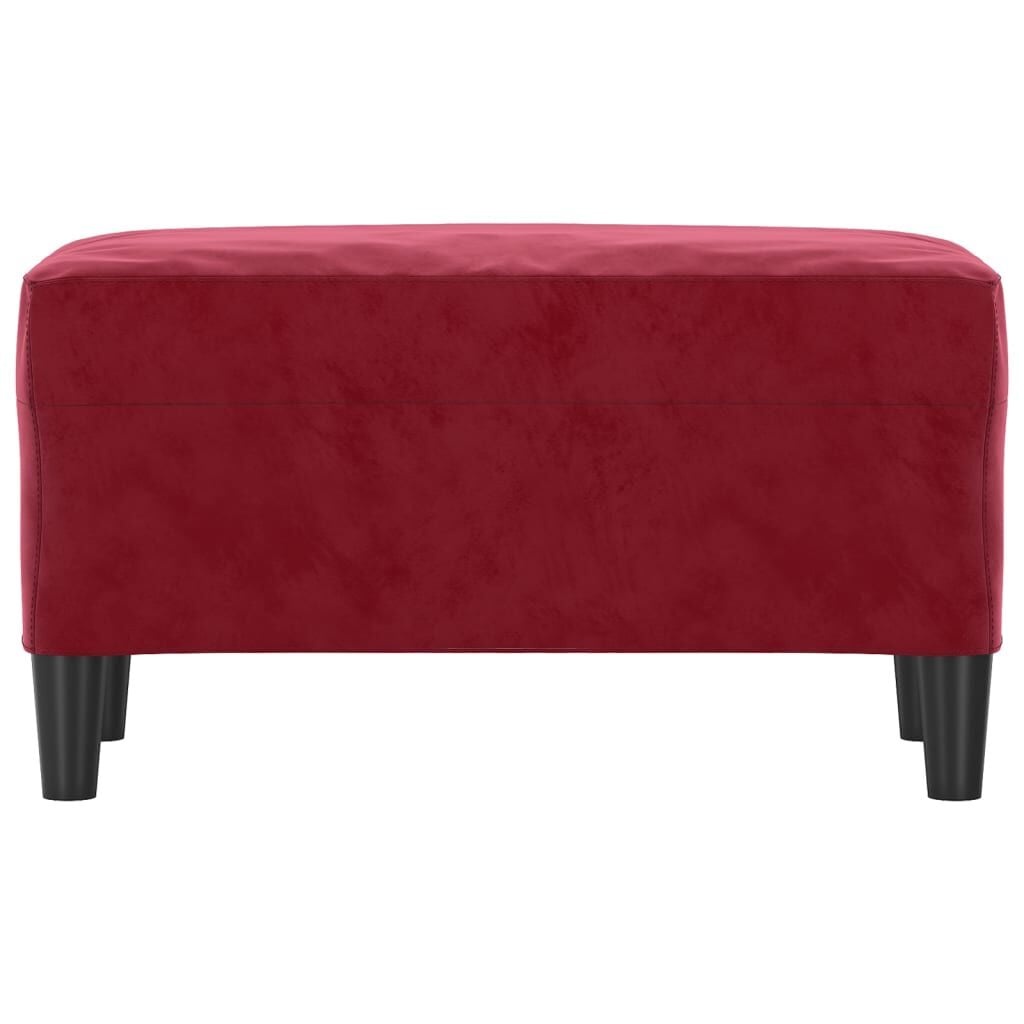 Banc capitonné velours rouge vin 70cm - Jusqu'à -57% de réduction