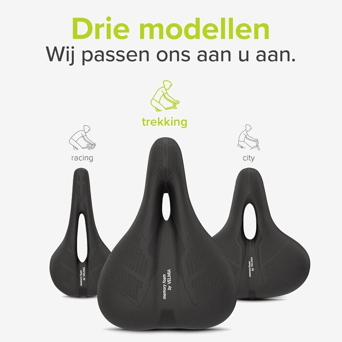 Selle de vélo ergonomique à mémoire de forme - Jusqu'à 60% de réduction