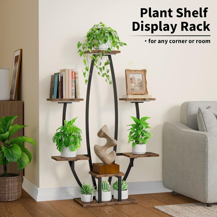 Support pour plantes avec lampes LED - 7 niveaux - Jusqu'à -61%
