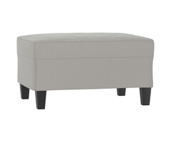 Vidaxl Repose-pieds design 70x55 cm - Gris clair - Jusqu'à -60% de remise