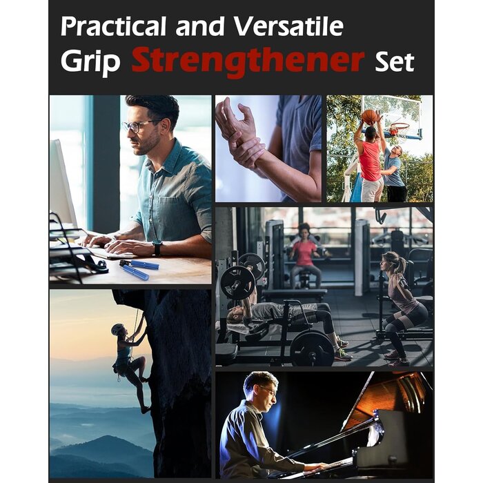 Kit 6 poignées de musculation progressives - Jusqu'à -54% sur votre équipement