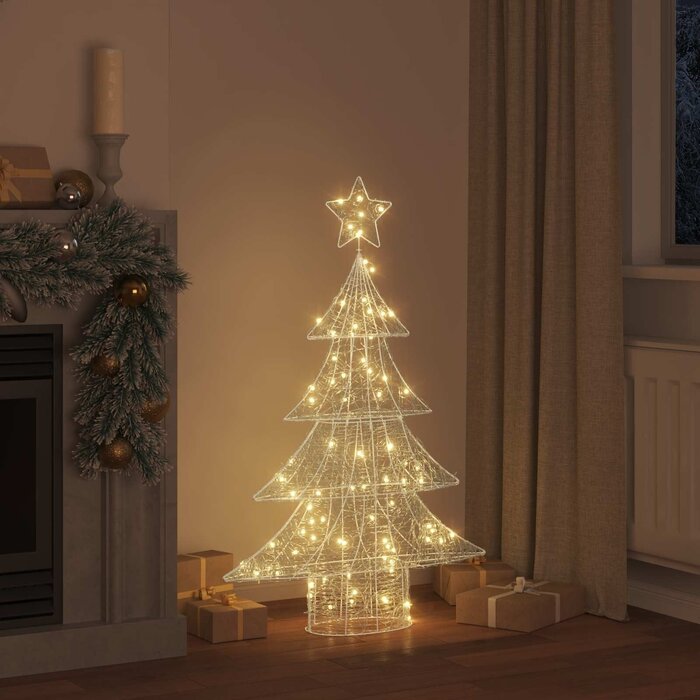 Sapin de Noël lumineux 120 cm - 100 LED - Jusqu'à -58%