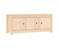 Meuble à chaussures en pin massif 110 cm - Jusqu'à -46%