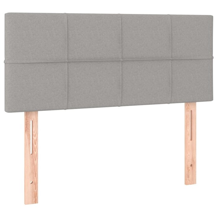 Tête de lit en tissu gris clair 100cm - Jusqu'à -53% sur votre commande