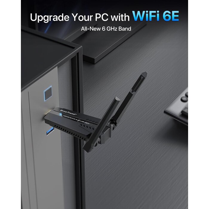 Adaptateur WiFi 6E AXE5400 USB - Jusqu'à -57% sur votre connexion haut débit