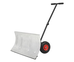 Vidaxl Chasse-neige manuel à roues 100x44 cm - Jusqu'à -61% sur votre déneigeur