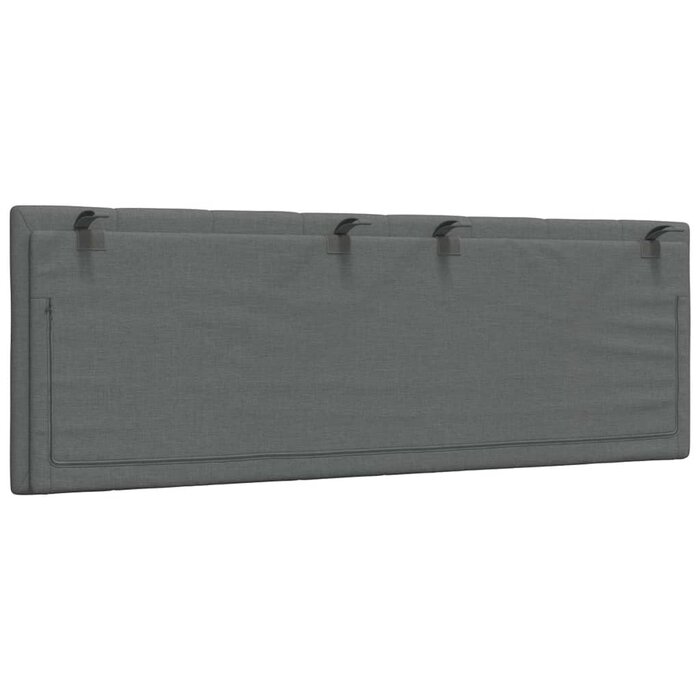 Coussin de tête de lit 120 cm - Gris - Jusqu'à -57% sur l'outlet