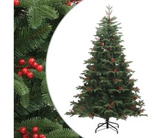 Vidaxl Sapin de Noël 180 cm avec décors - Jusqu'à -59% sur l'outlet