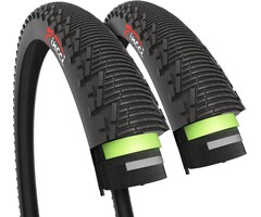Jeu de 2 Pneus Vélo Anti-Crevaison 26 pouces - Jusqu'à 56% de réduction