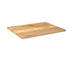 Plateau de table en bois de manguier massif 90x80cm - Jusqu'à -58%