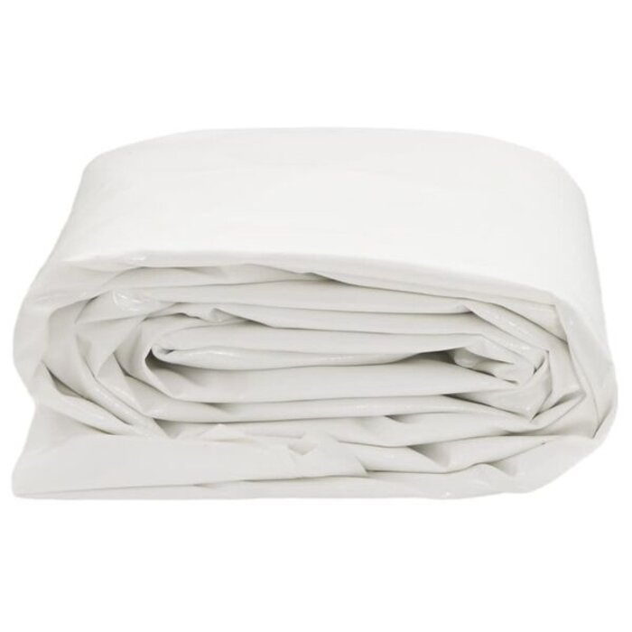 Bâche de protection 600 g/m² 5 x 8 m Blanc - Jusqu'à -61% sur votre retour