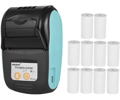 Imprimante thermique portable 58mm Bluetooth - Jusqu'à -59%