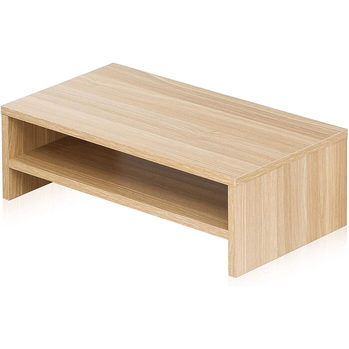 Support écran 2 niveaux blanc - 54 cm - Jusqu'à -54% sur votre équipement