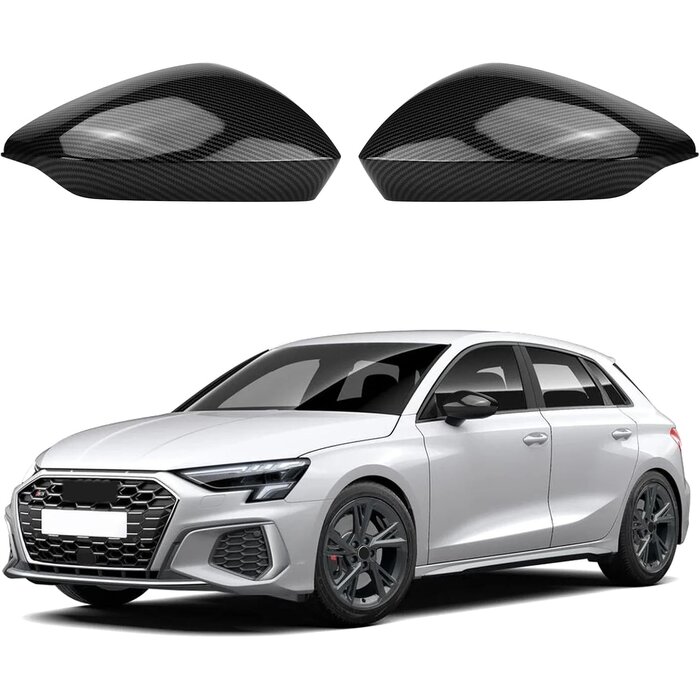 Coques de Rétroviseurs Carbone pour Audi A3/S3/RS3 8Y - Jusqu'à 58% de remise