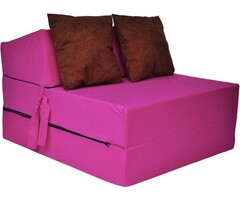 Matelas pliable rose 200x70x15cm - Jusqu'à 38% de réduction