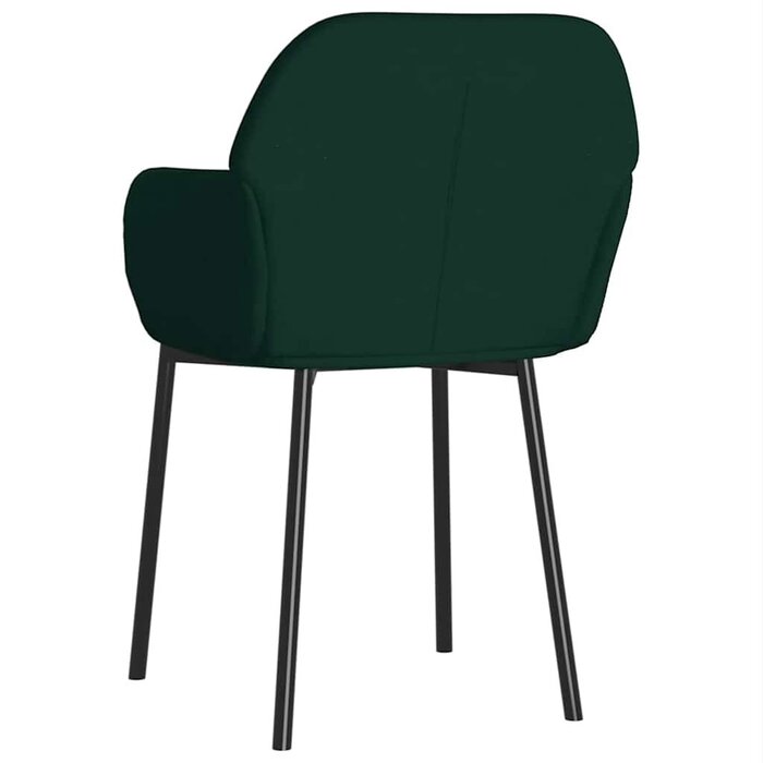 Lot de 2 chaises en velours vert foncé - Jusqu'à -56% de remise