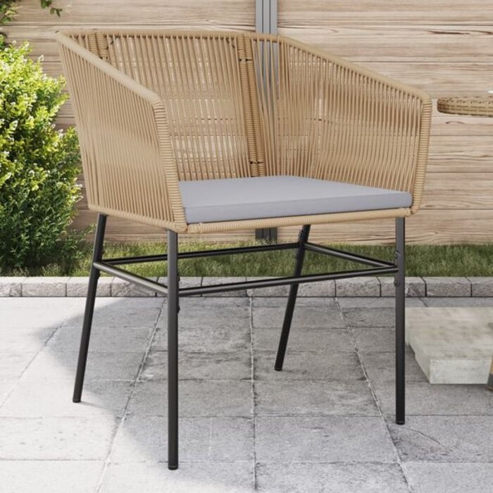 Lot de 2 chaises de jardin en rotin : confort et style jusqu'à -56%
