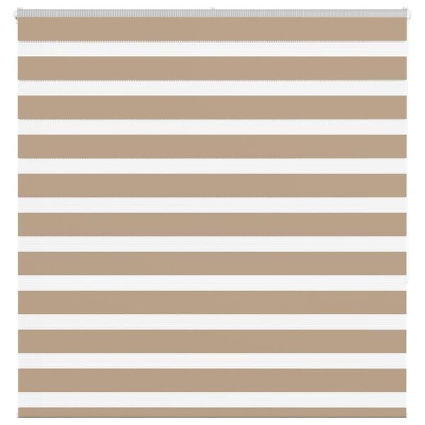 Store enrouleur jour nuit 150x150 cm - Brun sable - Jusqu'à -53%