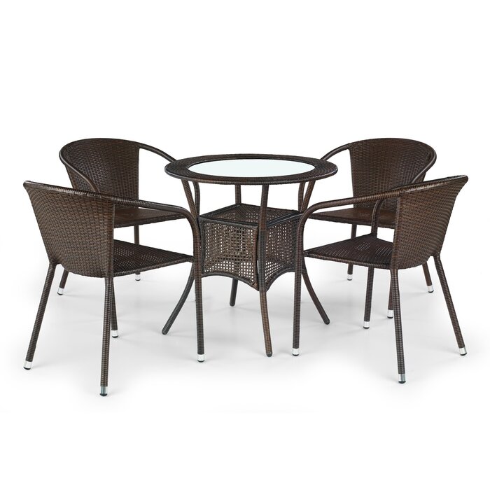 Table de jardin carrée rotin synthétique - Jusqu'à 56% de remise