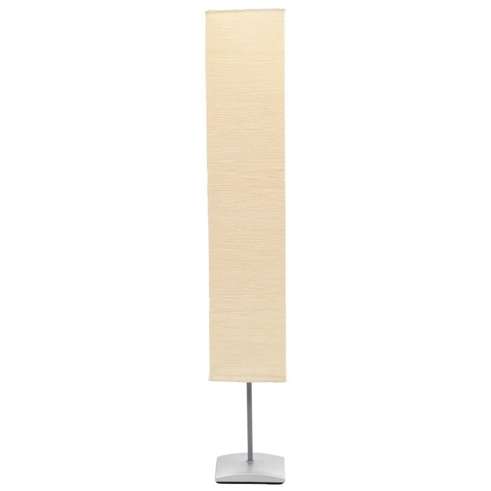 Lampadaire rectangulaire en papier 135 cm - Crème - Jusqu'à -53%