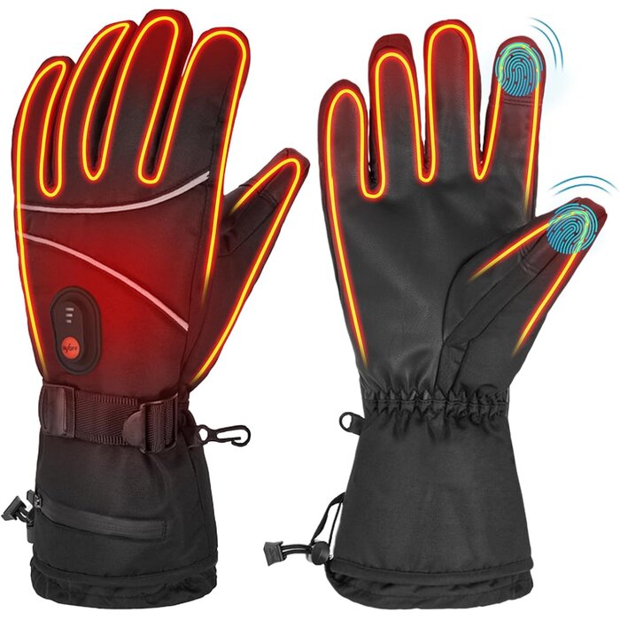 Gants chauffants rechargeables imperméables - Jusqu'à -50% de remise
