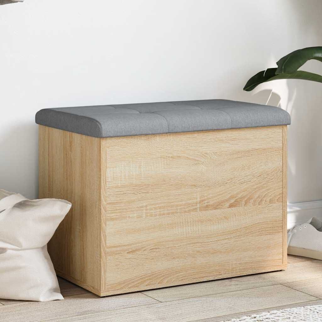 Banc de rangement chêne sonoma - Jusqu'à -55% sur votre mobilier