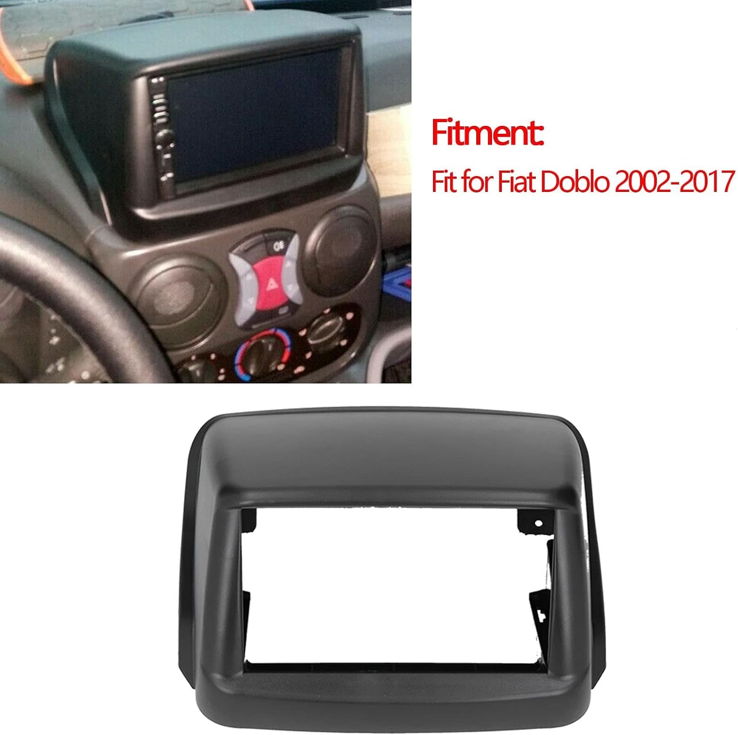 Façade Autoradio 2-DIN pour Fiat Doblo (2002-2017) - Jusqu'à -51%