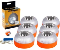 Lot de 6 feux de détresse V-16 rechargeables - Jusqu'à 55% de réduction