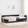Lit d'angle 90x190cm velours noir - Jusqu'à 56% de remise