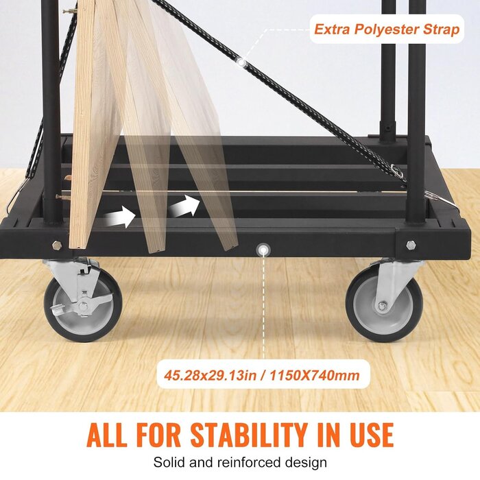 Chariot de transport pour plaques de plâtre 816kg - Jusqu'à -49% sur votre achat