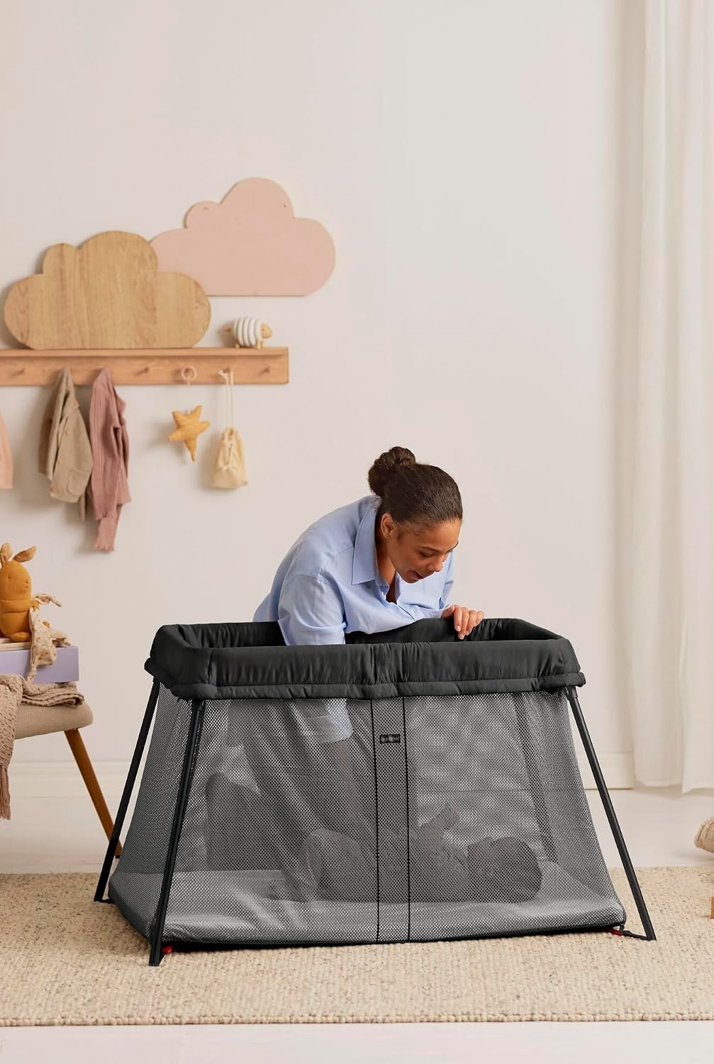 Lit de voyage pliable pour bébé - Noir - Jusqu'à 49% de réduction