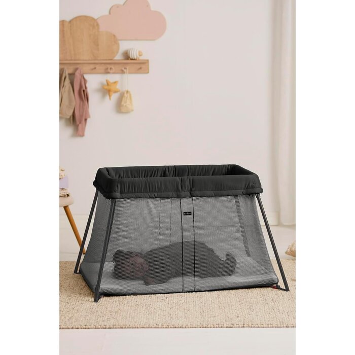 Lit de voyage pliable pour bébé - Noir - Jusqu'à 49% de réduction
