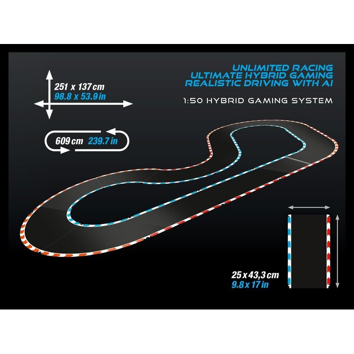 Circuit de course IA hybride 1:50 - Jusqu'à 48% de remise