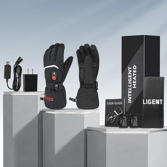 Gants de Moto Chauffants Rechargeables Gris XL - Jusqu'à -71%