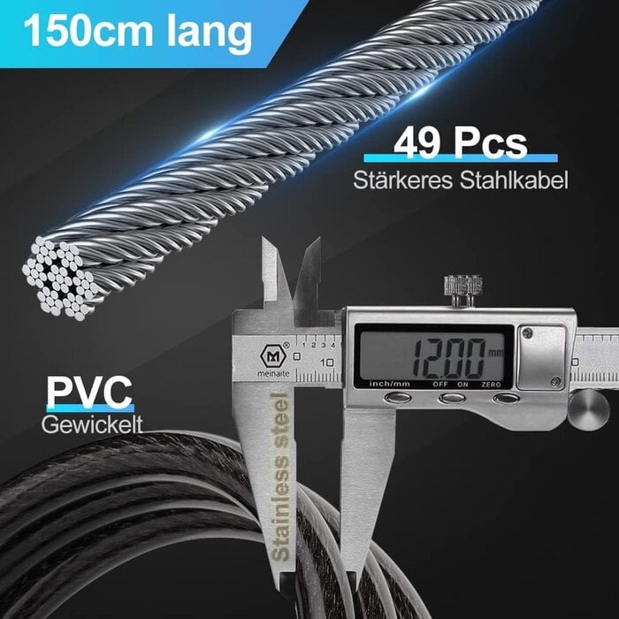 Antivol biométrique intelligent 150 cm - Jusqu'à 45 % de remise