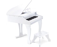 Piano Électronique pour Enfants avec Tabouret - Blanc - Jusqu'à -54%