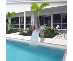 Cascade de jardin inox 30x60cm Design S - Jusqu'à -49% sur votre modèle
