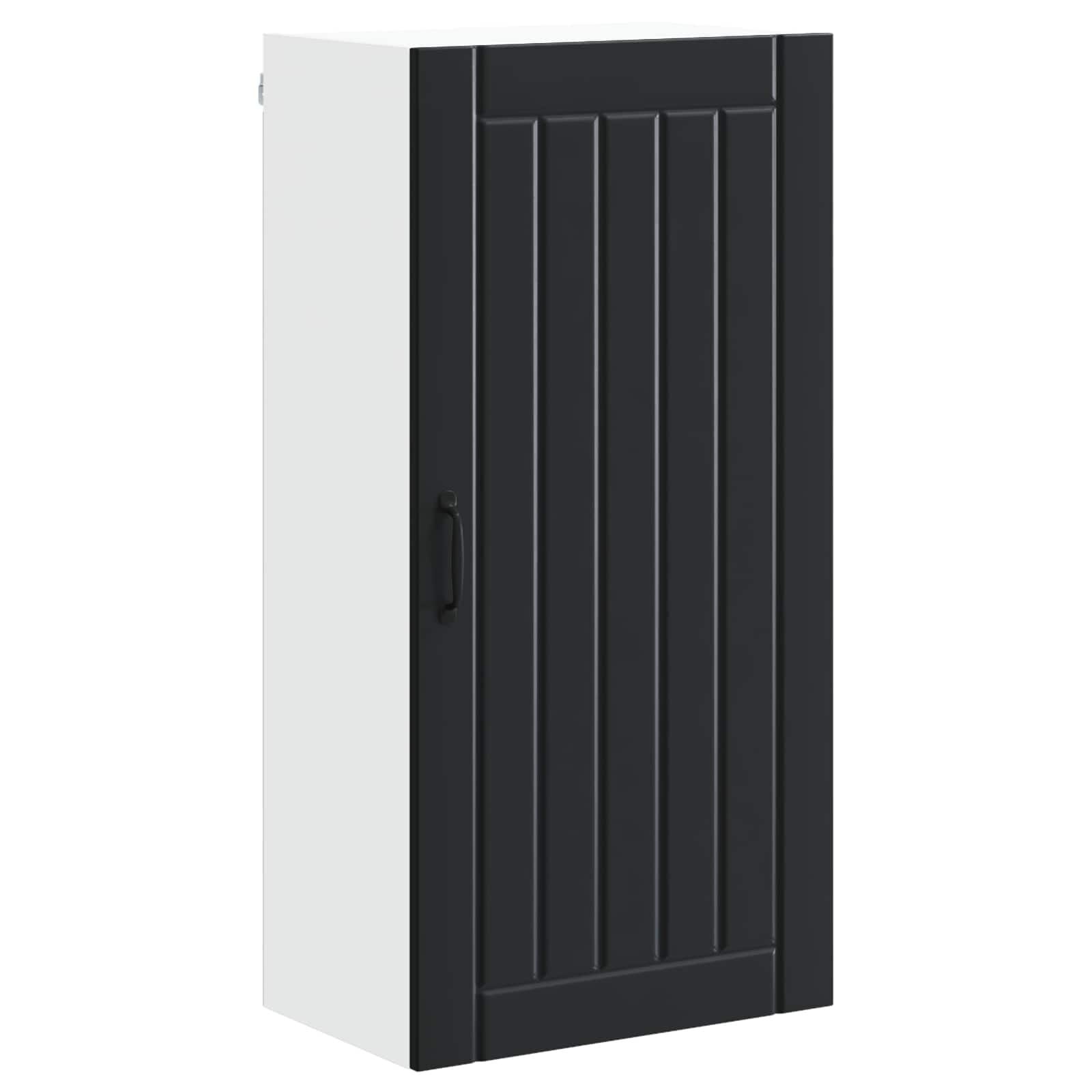 Vidaxl Meuble mural de cuisine noir 50x100 cm - Jusqu'à -78% sur l'outlet