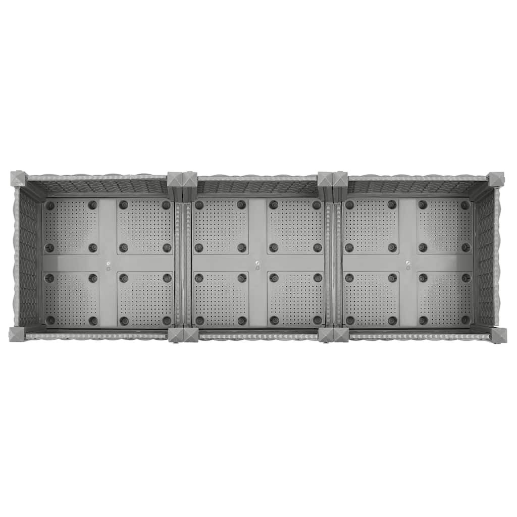 Jardinière surélevée 120 cm Gris Clair - Jusqu'à -49% sur votre jardin
