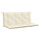 Coussin de banc de jardin 120x100cm crème - Jusqu'à 49% de remise