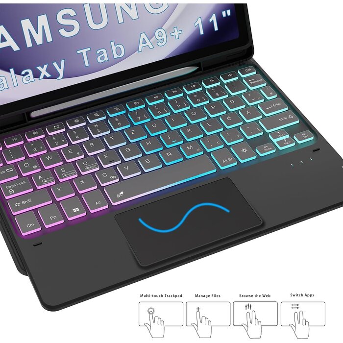 Étui clavier Samsung Galaxy Tab A9+ 11" : jusqu'à 47% de réduction !