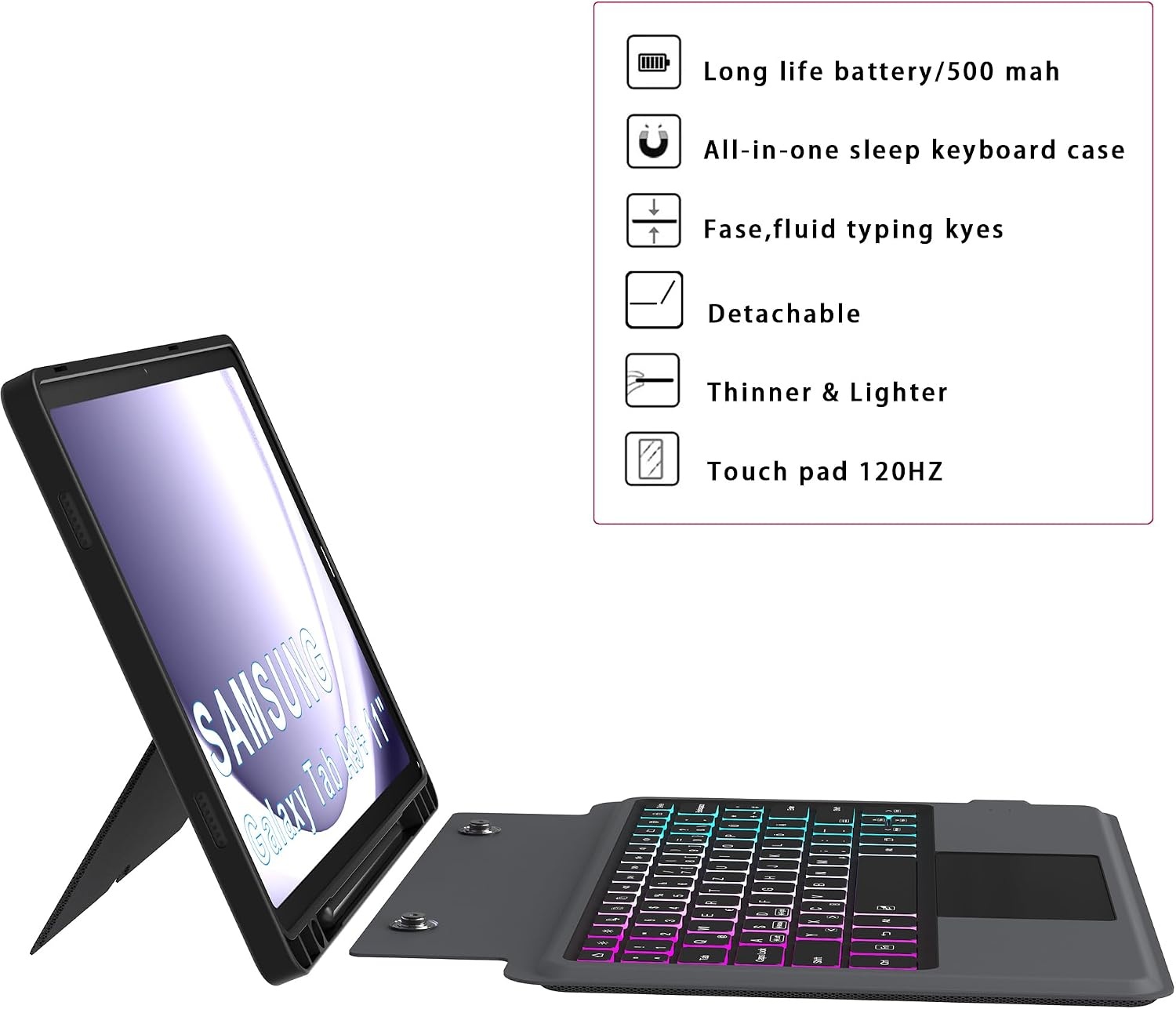 Étui clavier QWERTZ pour tablette 11 pouces - Jusqu'à 46% de réduction